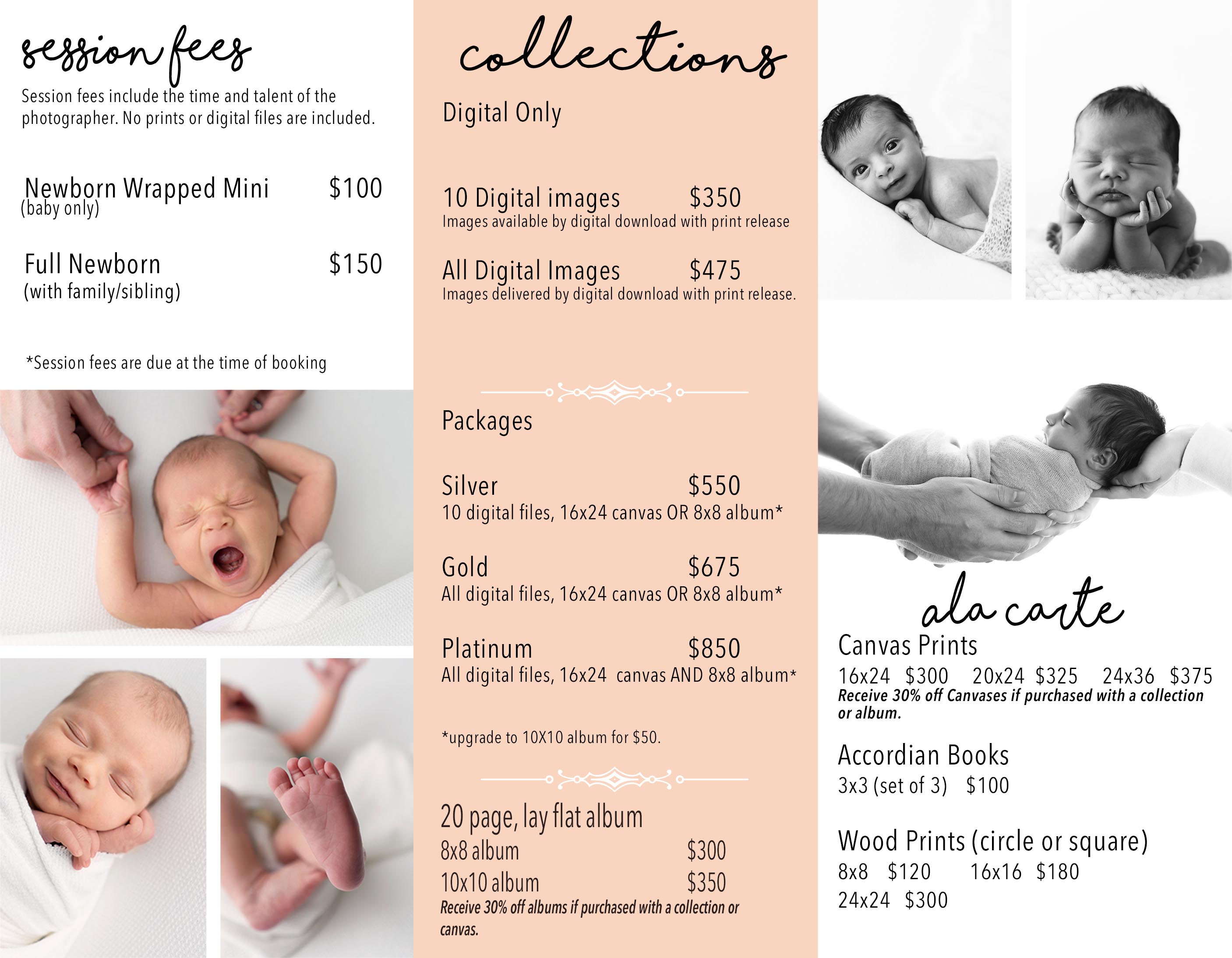 newborn photography prices near me